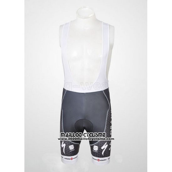 2011 Maillot Ciclismo Saxo Bank Bleu Clair Manches Courtes et Cuissard
